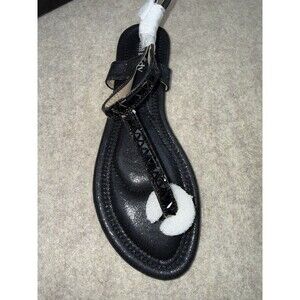 Mila Lady Women’s Black Elaine Sandals Size 9 New In Box